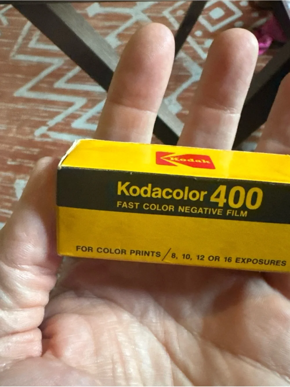 Vtg Kodak Kodacolor 400 Fast Color Negative Film, CG120, Exp 08/1981